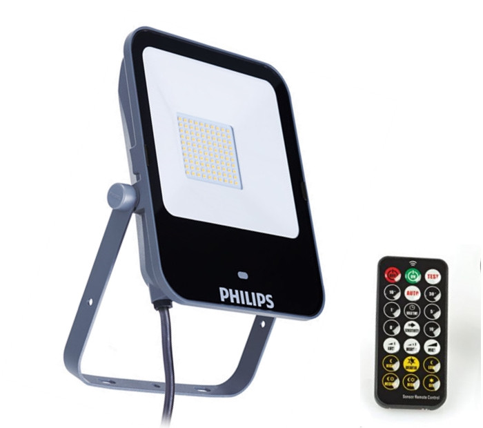 Sensor Philips LED Strahler 50W 4000K BVP154 LED52/840 PIR mit  Fernbedienung